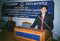 khan Speaking atThe Premier-University